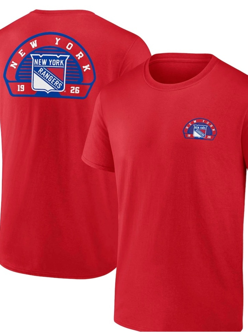 New York Rangers Fanatics Valor Tee Shirt NEW!